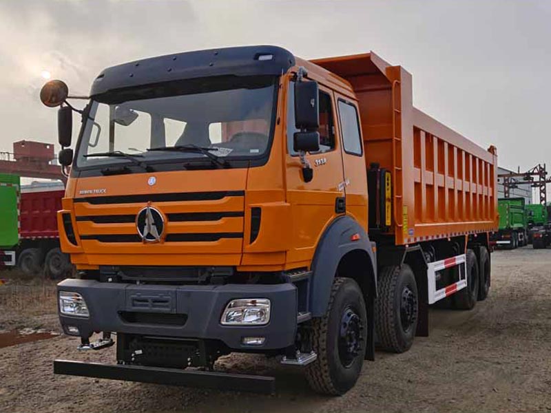 BEIBEN 380HP 8x4 dump truck overall appearance