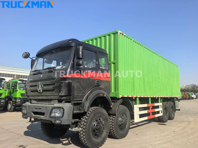 BEIBEN 8X8 Cargo Truck Cargo Box