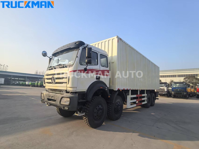 BEIBEN 8X8 Cargo Truck Front View