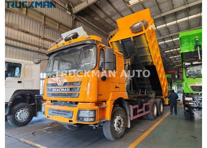 340HP SHACMAN F3000 6X4 Tipper Truck To Rwanda