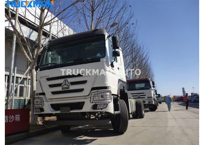 SINOTRUCK HOWO 4x2 Cargo Truck Chassis To Algeria
