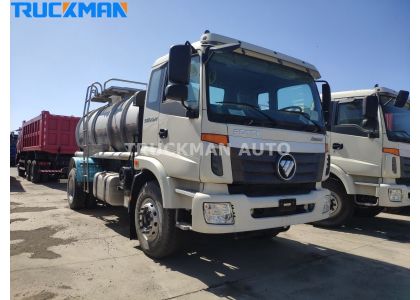 10m3 FOTON Vacuum Sewage Truck For Chile