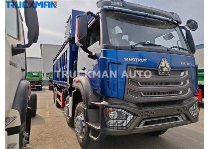 12 Wheels SINOTRUK HOWO NX 380HP Tipper Truck To Guyana