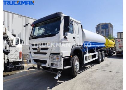 15000 Liter SINOTRUK HOWO 6x4 Water Transport Truck To Algeria