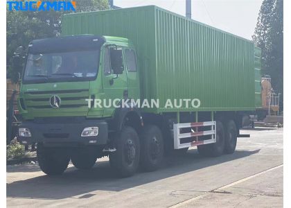 420HP BEIBEN Van Lorry Truck To Somali