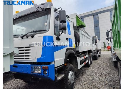 25 Tons SINOTRUK HOWO All Wheel Drive Tipper Truck To Guyana