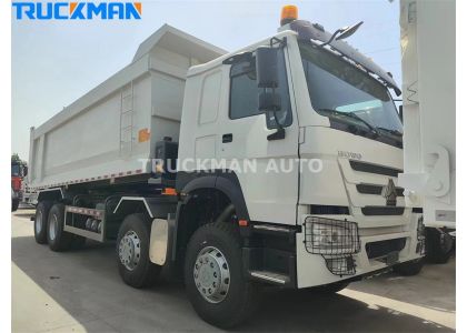 12 Wheels SIONTRUCK HOWO 400HP Tipper Truck For Nigeria