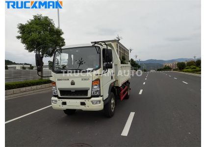 4x2 SINOTRUK HOMAN 5 Tons Dumper Truck For Chile