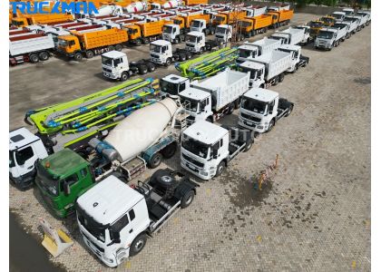 ZOOMLION Concrete Pump Truck And SHACMAN H3000 Tractor Head To Algeria