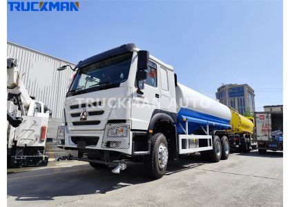15000 Liter SINOTRUK HOWO 6x4 Water Transport Truck To Algeria