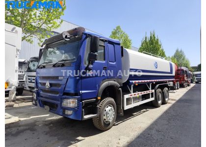 6x4 SINOTRUK HOWO 20000 Liters Oil Tanker Truck For Zambia