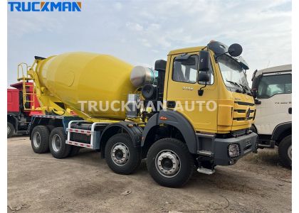 12m3 BEIBEN 8X4 Concrete Mixer Truck To DRC