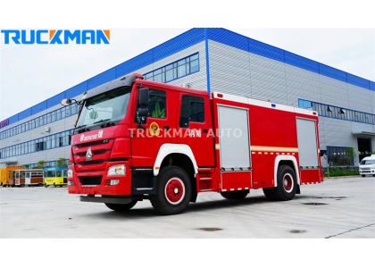 4X2 SINOTRUK HOWO 10000 Liters Fire Truck For Nigeria