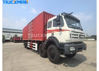 Powerful BEIBEN 4142 420Hp 8x8 30 Tons Cargo Truck For DRC