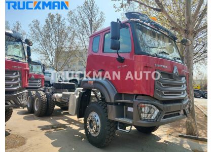 6x4 371HP SINOTRUK HOWO NX Dump Truck Chassis For Mozambique
