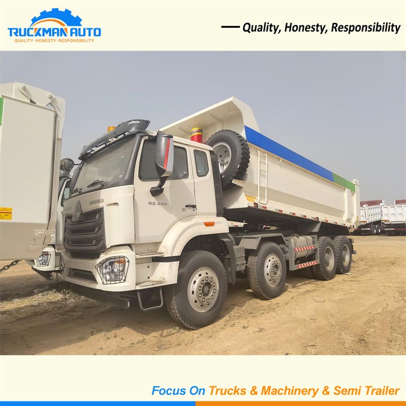 SINOTRUK HOWO NX 430HP 8x4 50 Tons Tipping Truck To Mali