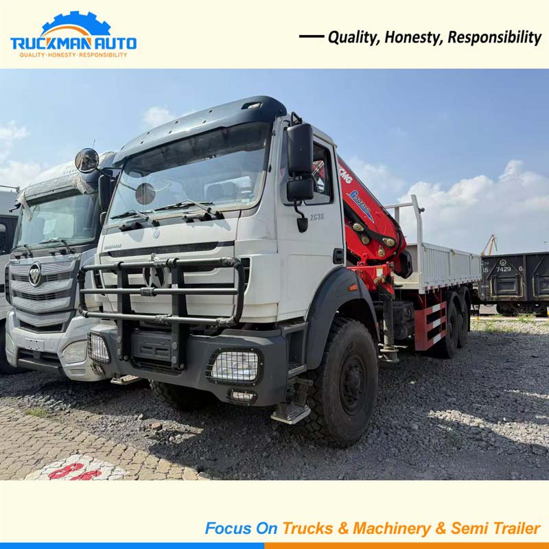 Brand New BEIBEN All Drive Truck Mounted Crane For Construction 