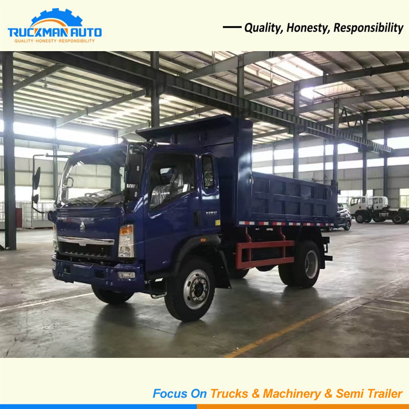 5/10 Tons SINOTRUK HOWO 4X2 Dump Truck To Congo