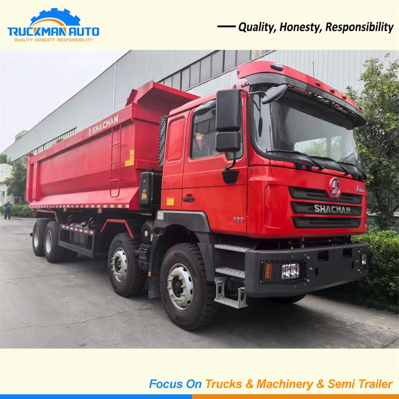 50 Tons Dump Truck SHACMAN F3000 8x4 400HP Dumper Truck For Guinea