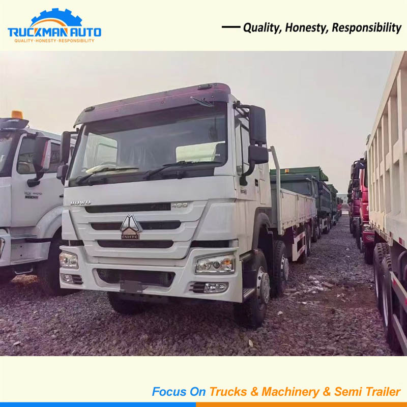 SINOTRUK HOWO 12 Wheels 400HP Cargo Truck For Daily Necessity Transportation 