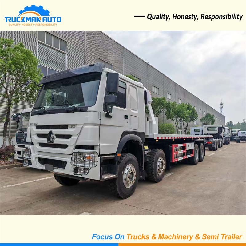 12 Wheels Tow Truck SINOTRUK HOWO 8x4 430HP Wrecker Tow Truck