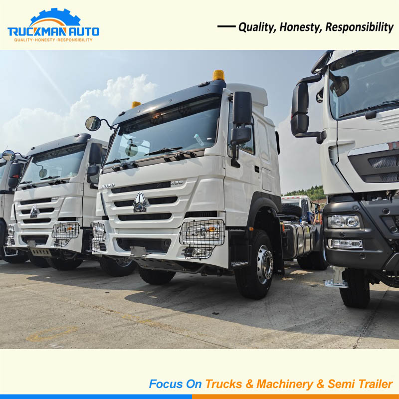 SINO TRUCK HOWO 6X4 430HP Trailer Truck With Air Deflector