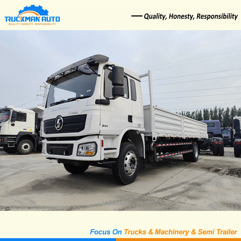 SHACMAN L3000 6 Wheels 240HP Cargo Truck For Bagged Goods