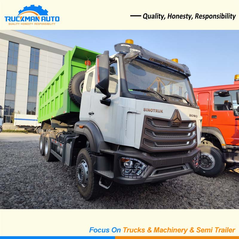 HOWO NX 6X4 10 Wheels 371HP Tipper Truck For Ghana