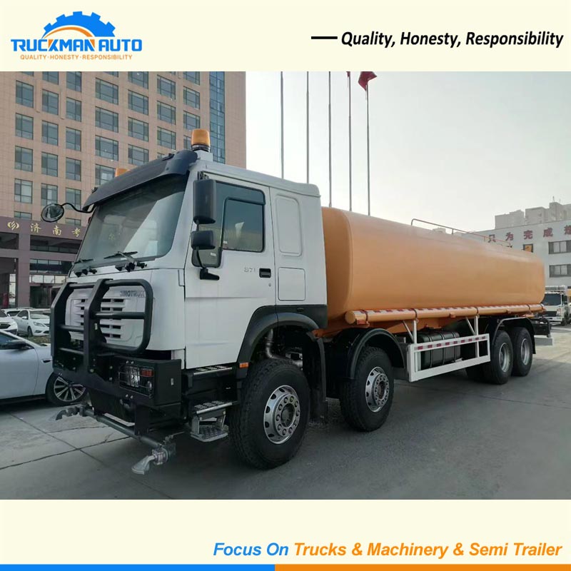 Promotional Price SINOTRUK HOWO 371 HP 25000 Liters Water Tanker Truck For Sanitation Work