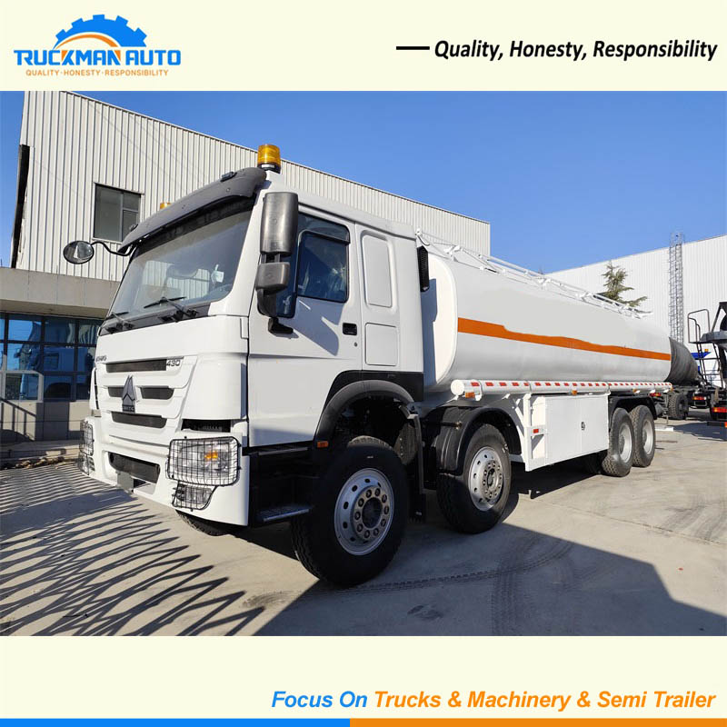 SINOTRUK HOWO 12 Wheels 8X4 430HP 30000L Fuel Tank Truck For Mali