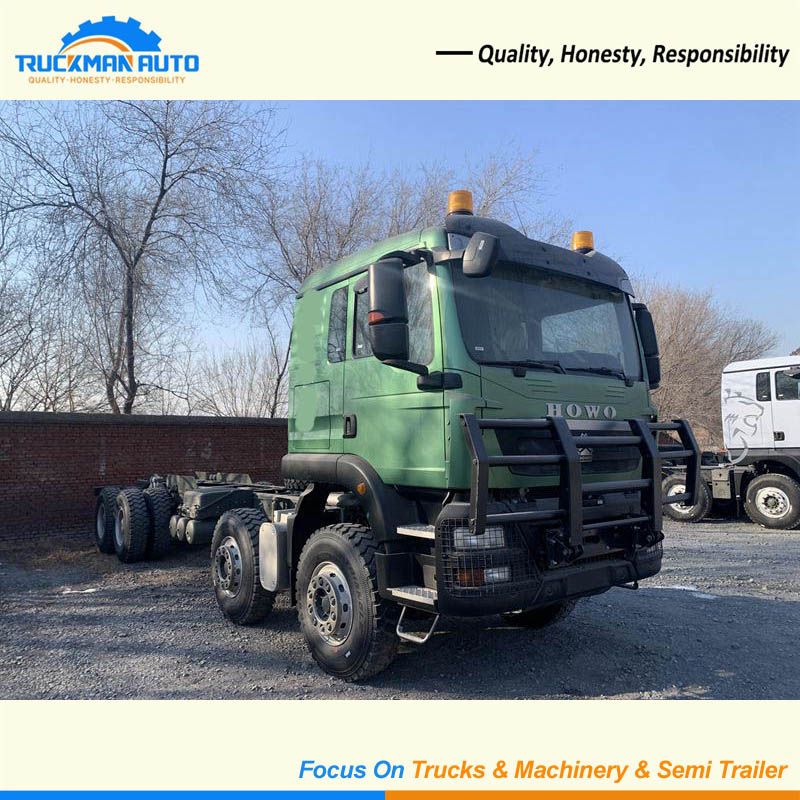 Factory Price 8x4 400HP SINOTRUK HOWO TX Cargo Chassis For DRC