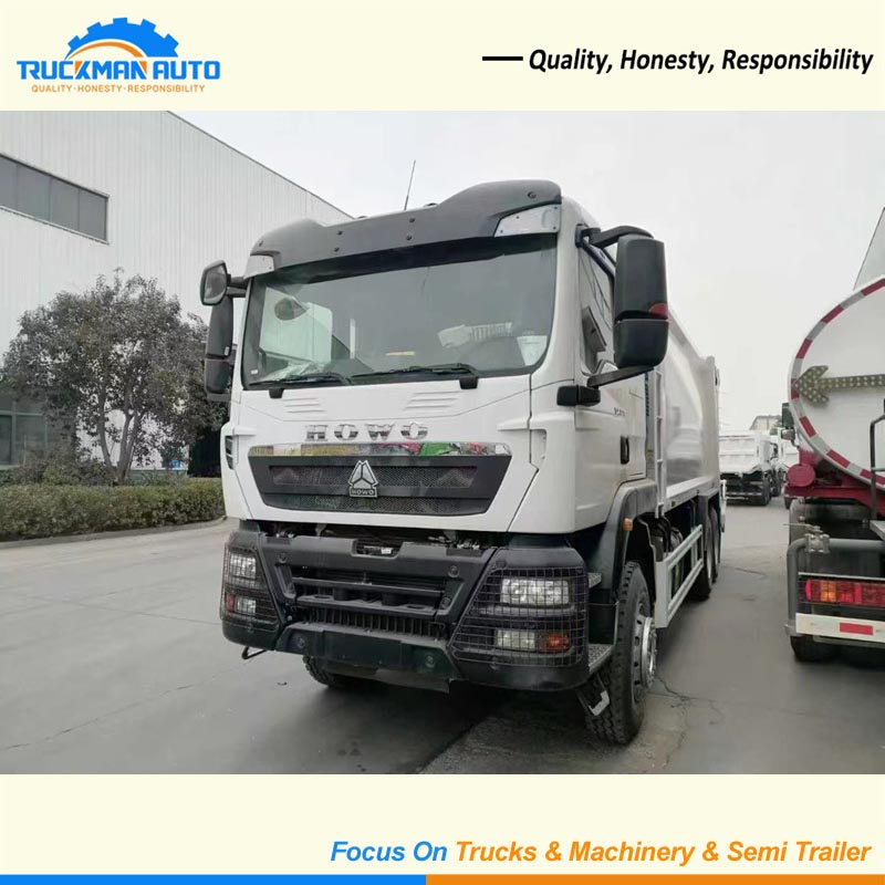 SINOTRUK HOWO TX 6X4 371HP Garbage Transport Truck For Nigeria