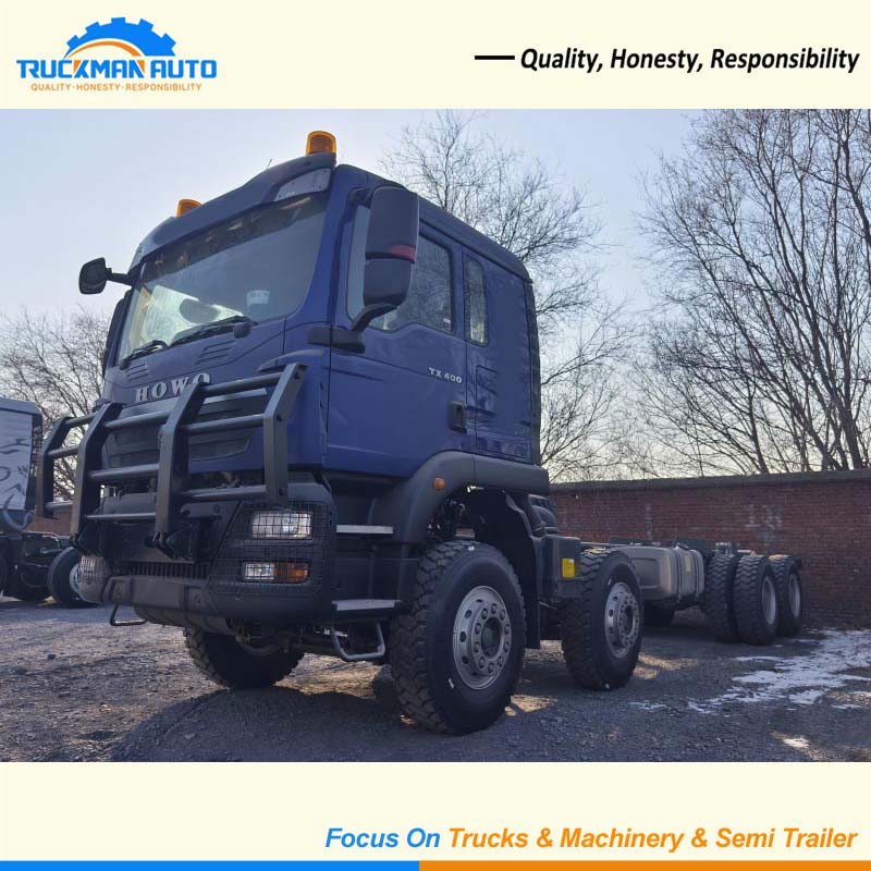 SINOTRUK HOWO TX 400HP 8x4 50 Tons Cargo Truck Chassis