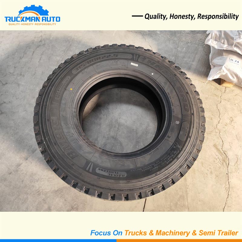 315/80R22.5 Tubeless Tire For Heavy Duty Truck