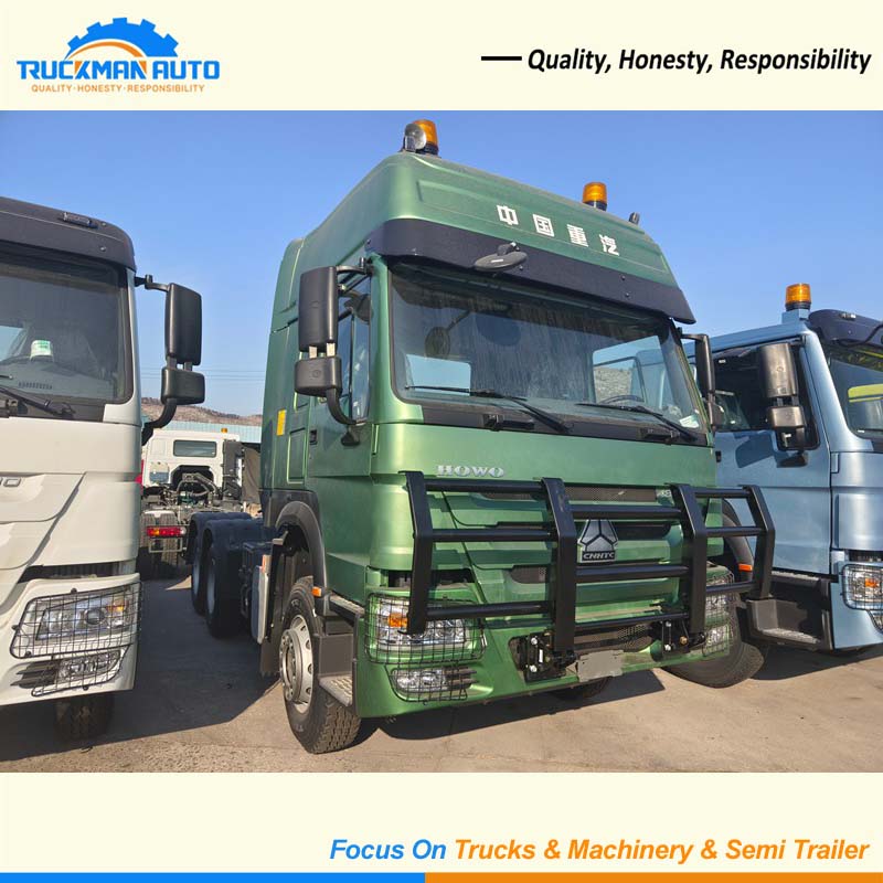 High Cabin SINOTRUK HOWO 6X4 430HP Tractor Truck For Nigeria