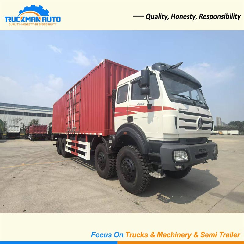 Excellent Off-road Performance BEIBEN 4142 420HP 8X8 Cargo Truck For DRC
