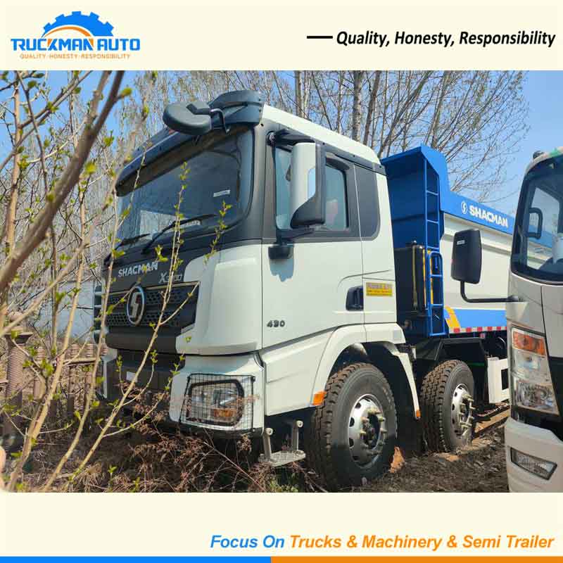 High Capacity SHACMAN X3000 430HP 8X4 U Shape Bucket Dump Truck For Guyana