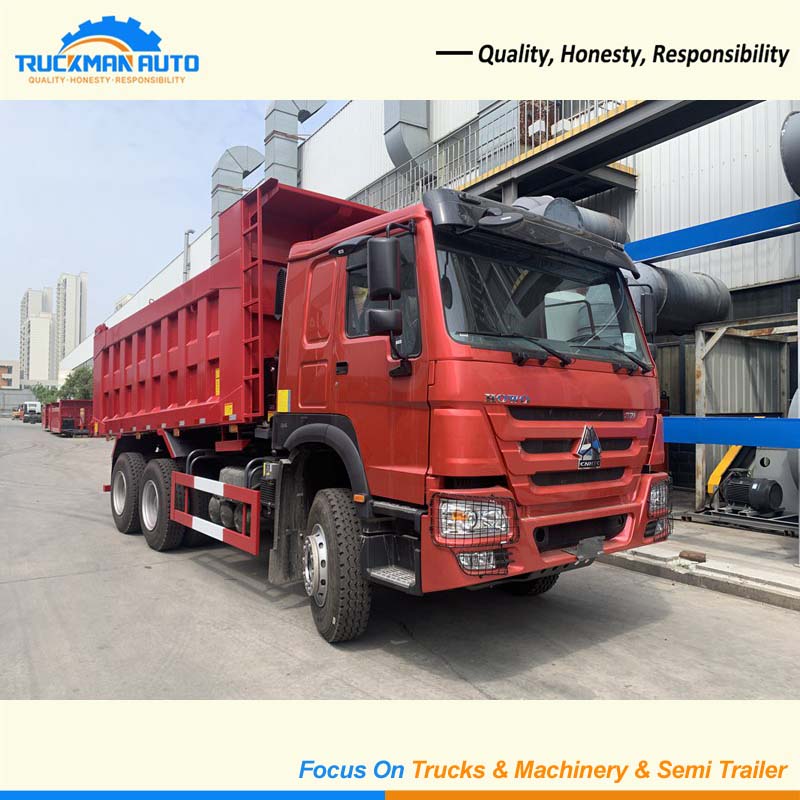 Iron Ore Mining SINOTRUK HOWO 371HP 10 Wheels Dump Truck For Sierra Leone