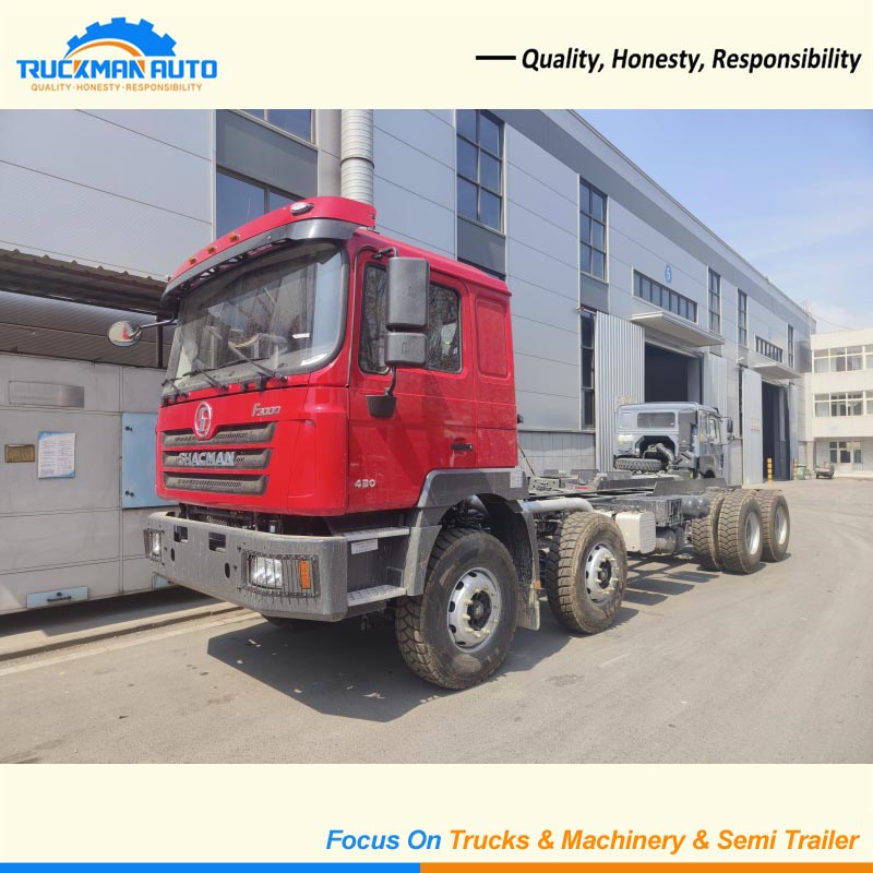 SHACMAN F3000 430HP 8X4 50 Tons Cargo Truck Chassis For DRC