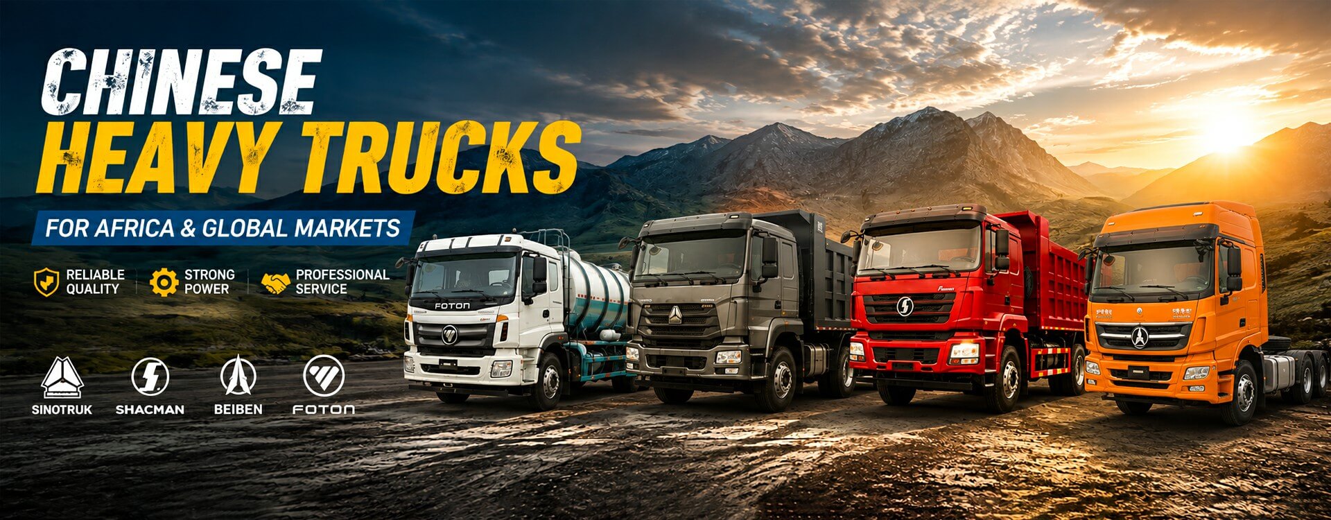 Chinese heavy trucks for Africa and global markets - TRUCKMAN
