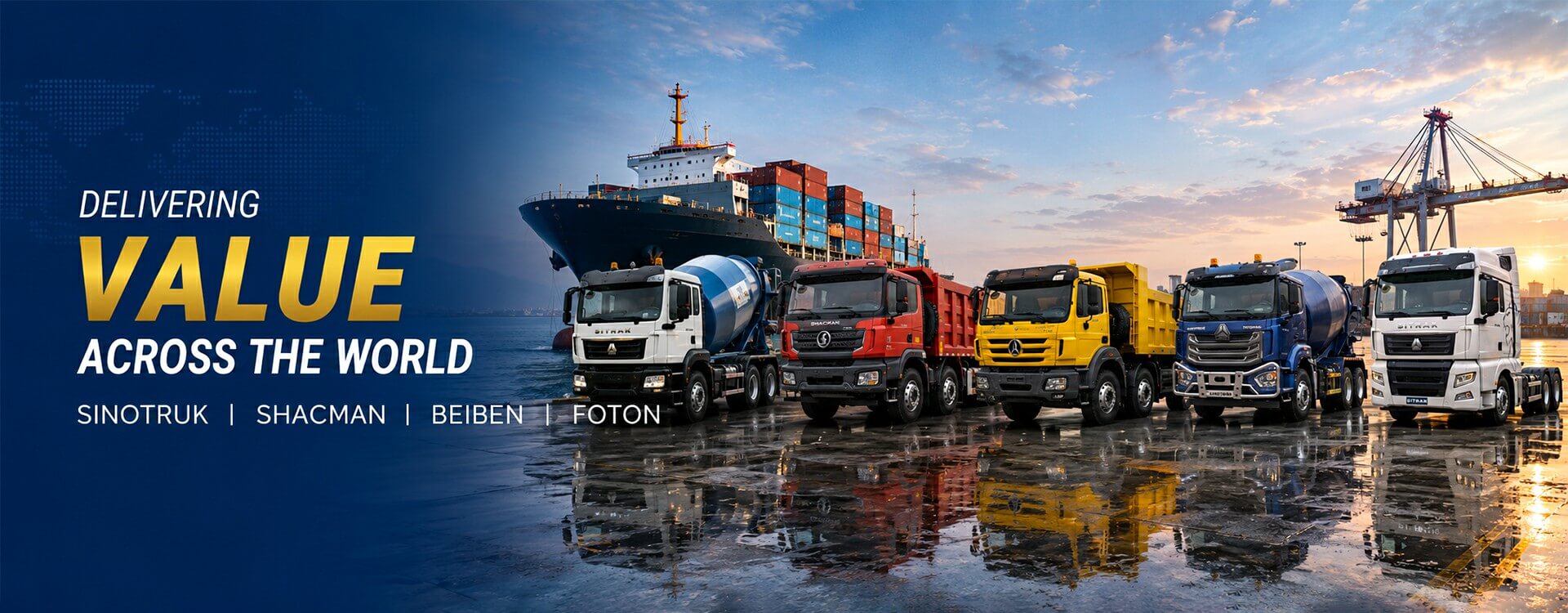 Chinese truck supplier exporting SINOTRUK SHACMAN BEIBEN and FOTON trucks worldwide - TRUCKMAN