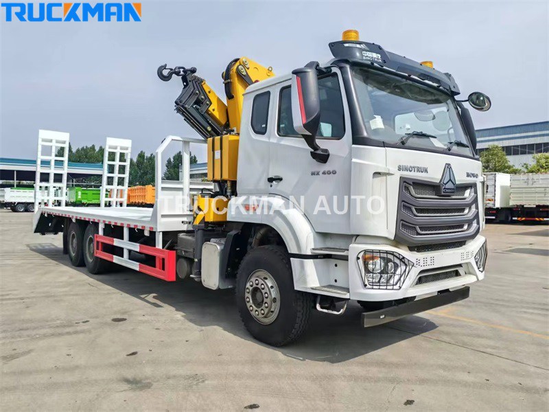 HOWO truck mounted crane factory