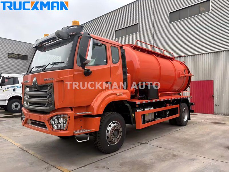HOWO NX 4X2 Vacuum Sewage Truck