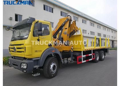 6X4 BEIBEN 8 Tons Truck Crane To Algeria
