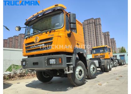 8x4 SHACMAN F3000 400HP Dump Truck Chassis For Angola