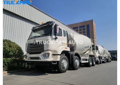 12 Cubic Meters SINOTRUCK NX 380HP Cement Tanker Truck To Guyana