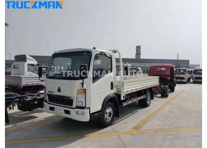 4x2 SINOTRUK HOWO 3 Tons Light Cargo Truck For Chile