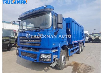 340HP SHACMAN F3000 Garbage Truck To Guinea