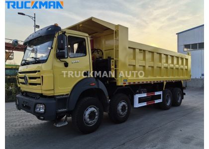12 Wheels BEIBEN 380HP Dump Truck For Angola
