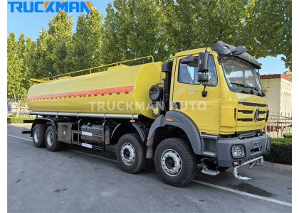 8x4 BEIBEN 25000 Liters Water Tanker Truck For Cameroon